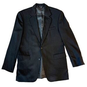 mens charcoal Jos A Bank signature wool blazer‎ jacket sport suit coat 42 L